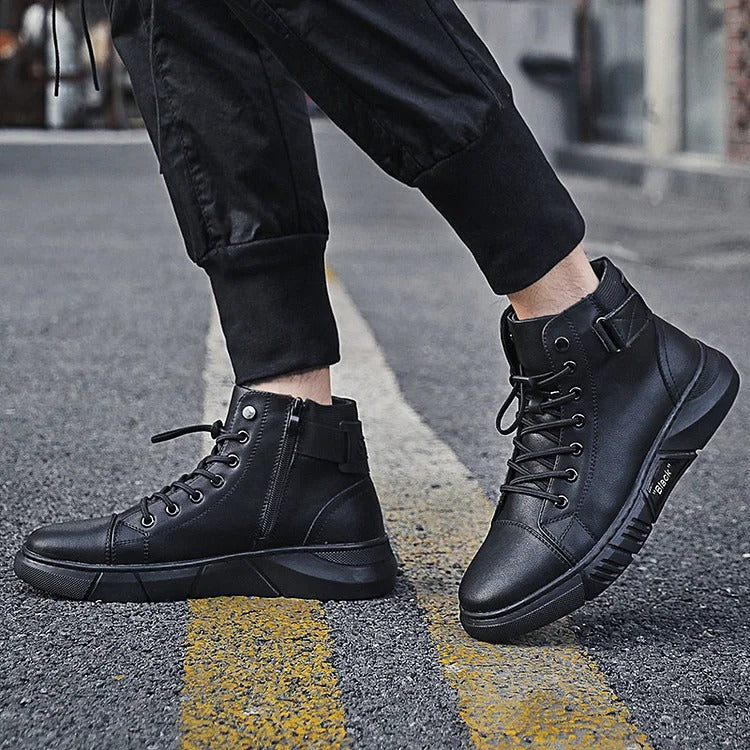 🔥Last Day 49% OFF! 2024 Men's Genuine Leather Martin Boots